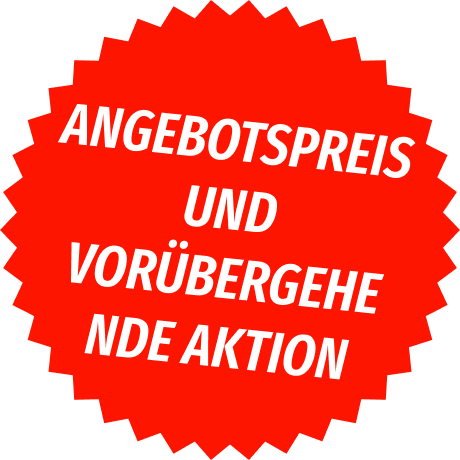 Angebotspreis und vorübergehende Aktion